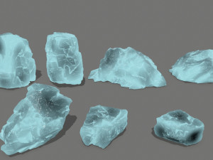 ice rock 3D Модель