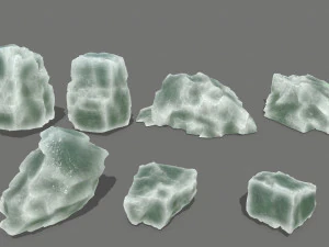 rocce di ghiaccio Modello 3D