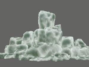 ice rocks Modelo 3D