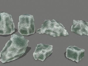ice rocks Modelo 3D