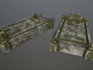 tombstone set 3D Model