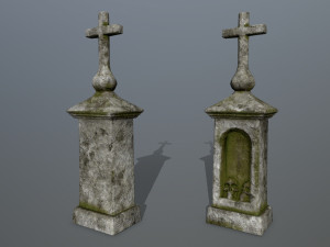 tombstone set 3D 模型