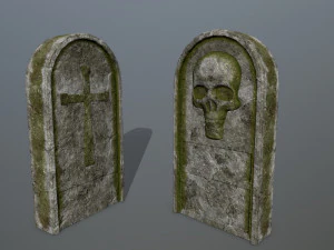 tombstone set 3D Model