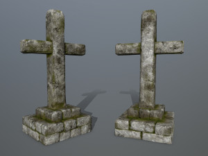 tombstone set 3D 模型