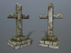 tombstone set 3D Model