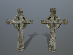 tombstone set 3D 模型