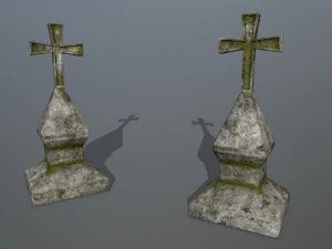 tombstone set 3D Model