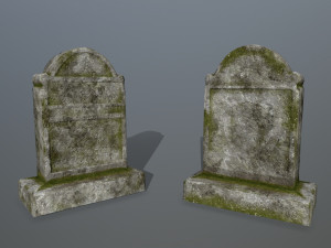 tombstone set 3D 模型