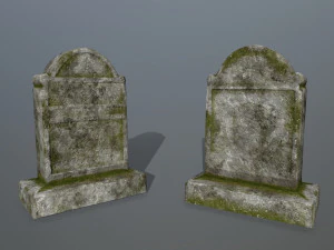 tombstone set 3D Model