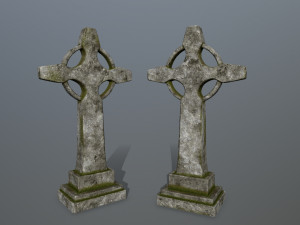 tombstone set 3D 模型