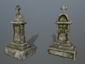 tombstone set 3D 模型