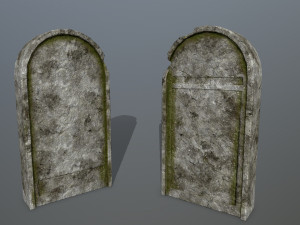 tombstone set 3D 模型
