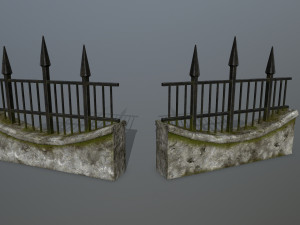 tombstone set 3D 模型
