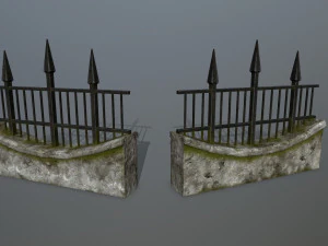 tombstone set 3D Model