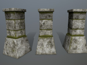 tombstone set 3D 模型
