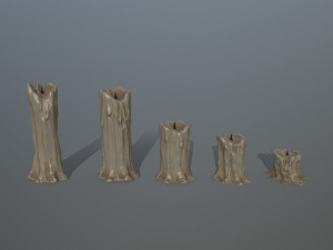 tombstone set 3D 模型