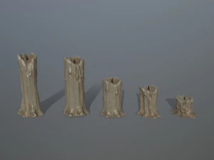 tombstone set 3D Model
