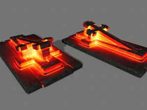tombstone set 3D Model