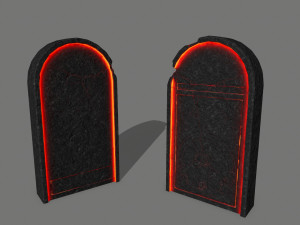 tombstone set Modelo 3D
