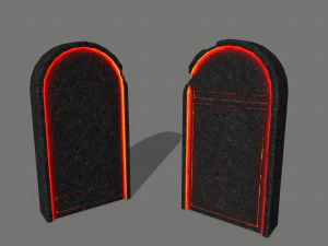 tombstone set 3D Model