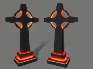 tombstone set 3D Model