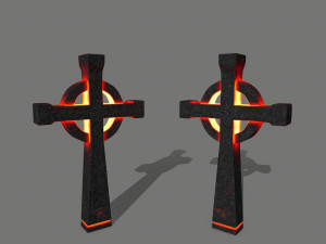 tombstone set Modelo 3D