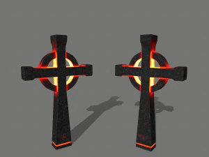 tombstone set 3D Model