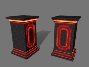 tombstone set Modelo 3D