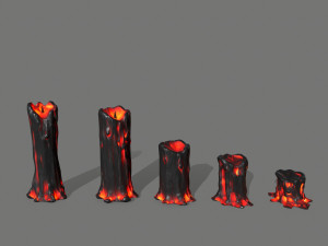 tombstone set Modelo 3D