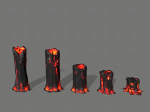 tombstone set 3D Model