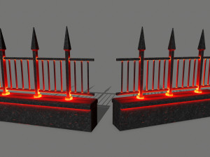 tombstone set Modelo 3D
