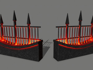tombstone set Modelo 3D