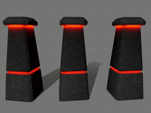 tombstone set 3D Model
