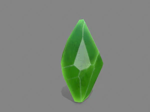 conjunto de cristal Modelo 3D