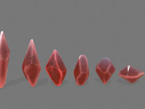 кришталевий набір 3D Модель