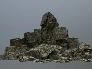 rock set 3D Model