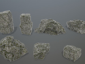 rock set Modèle 3D