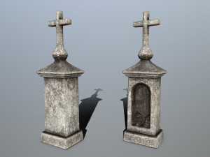 tombstone set 3D Model