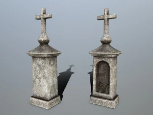 tombstone set 3D Model