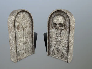 tombstone set 3D Model