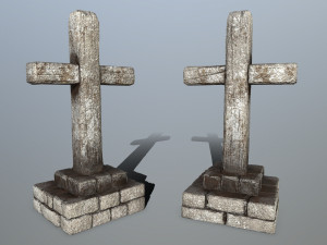 tombstone set 3D Model