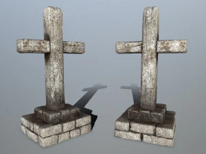 tombstone set 3D Model
