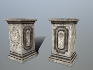 tombstone set 3D Model