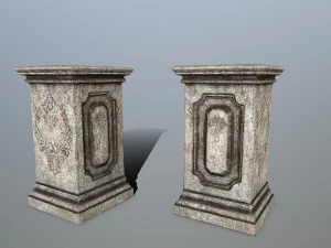tombstone set 3D Model