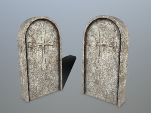 tombstone set 3D Model