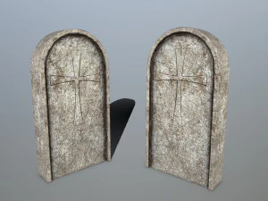 tombstone set 3D Model