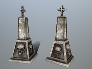 tombstone set 3D Model