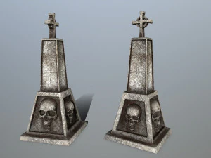 tombstone set 3D Model