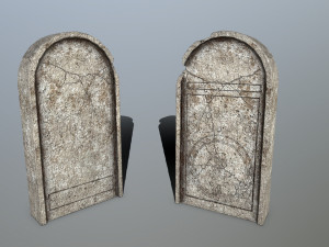 tombstone set 3D Model