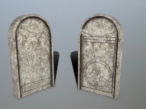 tombstone set 3D Model